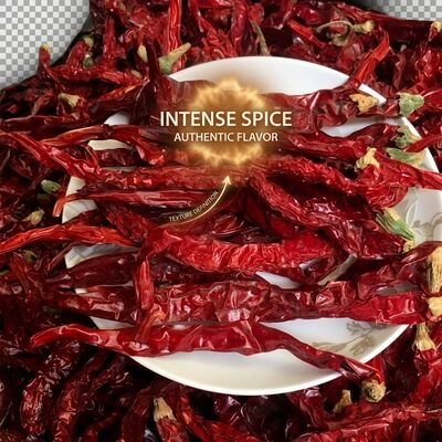 সংক্ষিপ্ত হালকা শুকনো লাল মরিচ প্রাকৃতিক শুকনো 3-5 সেমি ছোট পড 5000-10000SHU রপ্তানি গ্রেড বাল্ক পাইকারি